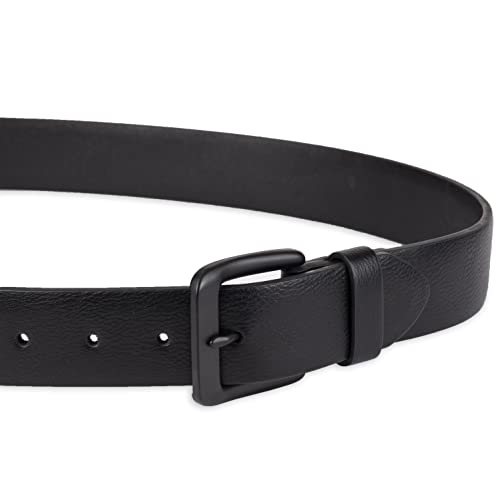 Levi's Men's Casual Leather Belt, Black Stretch, Medium (34-36) #TOP2