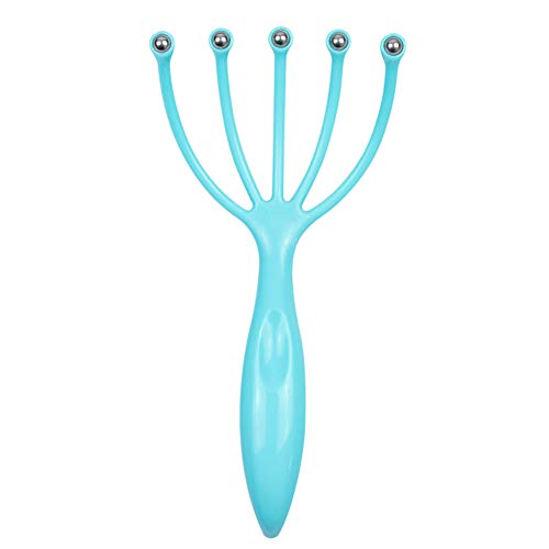 MAyouth Tragbare Hauptmassager, Hand Five Fingers Kralle Stahlkugel Massage Für Kopf Kopfhaut Hals Entspannung?Zufällige Farbe?