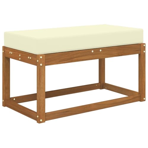 Coussin d'assise extérieur crème antidérapant et imperméable - 3