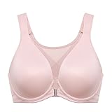 delimira donna reggiseno apertura frontale plunge posture taglie forti con ferretto senza imbottitura rosa nudo 7d