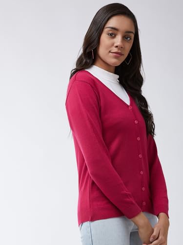 Image of Pivl Womens Winter Season V Neck Full Sleeves Sweater /Cardigan