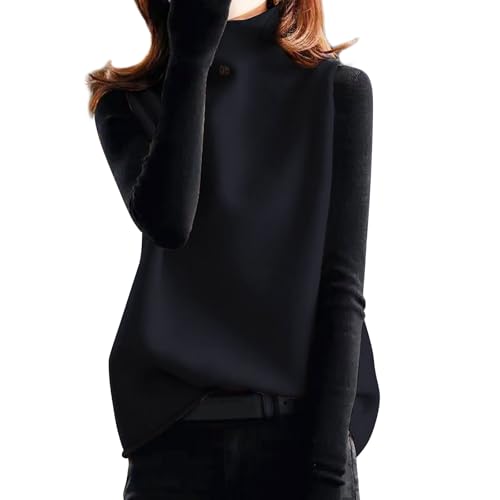 Strickpullover für Damen, lässig, Weihnachten, 2025, Winter-Top, einfarbig, Unterhemd, Unterhemd, Damen, Herbst und Winter, Kragen, Knopf, ärmelloses Oberteil, locker, dünn, Oberbekleidung,