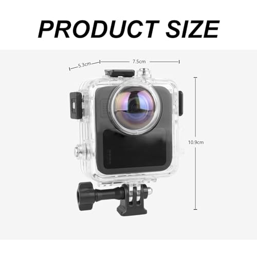 Étui de plongée pour GoPro MAX 2 boîtier étanche 50m protection mer
