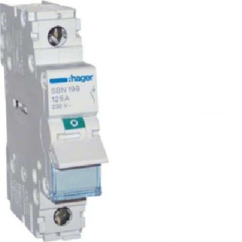 Hager SB-Schalter Modular SB 1 Polo 125 A