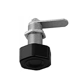 Eawfgtuw Biometrisches Fingerabdruck-Schubladenschloss, 30 mm Kern, Zinklegierung, Sicherheits-Schrankschloss mit schneller Identifizierung für Büro, Nachttisch, Schrank, Aufbewahrungsbehälter