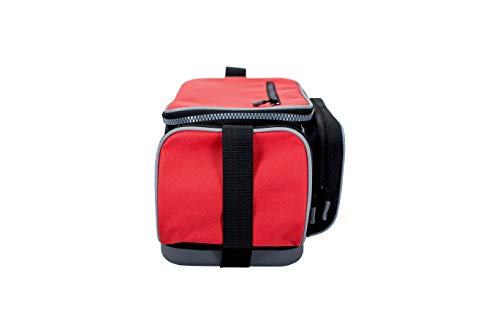 image for Plano Weekend Series 3600 Deluxe Tackle Case, Medium, Red Fabric, Incl