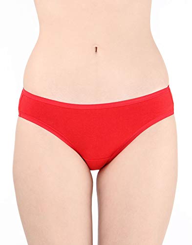Image of Amante Solid Low Rise Cotton Bikini Panty Pack(Pack of 3)