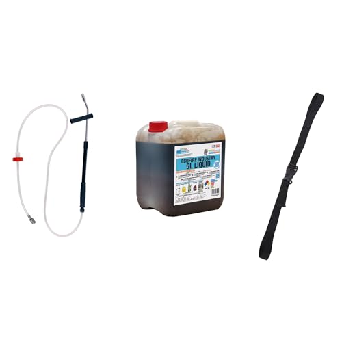 ECOFIRE Fighting Pack Equipo Extinción de Fuegos ABCDK, Pulverizador Sistema Hidroneta, Cincha, Industrial 5L