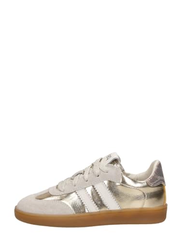 Chaussures basses dorees KEQ basket mode enfant Lage Schoenen Goudkleur