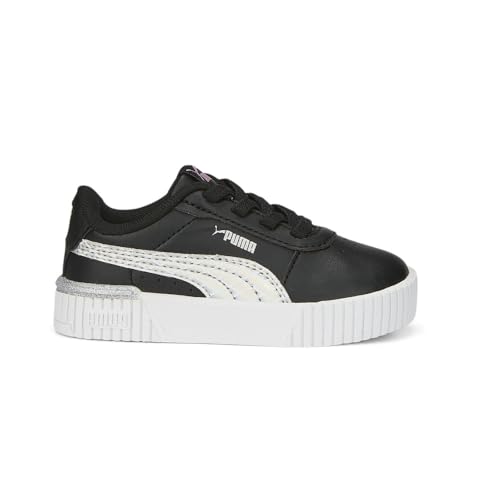PUMA Toddler Girls Carina 2.0 Mermaid Lace Up Sneakers Shoes Casual - Black