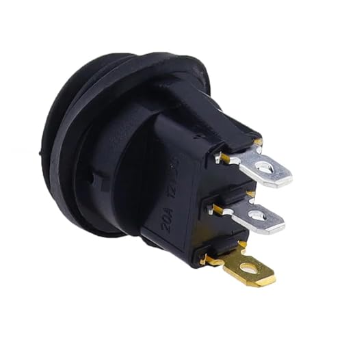 Interrupteur à bascule étanche protégeant vos circuits humides avec son voyant jaune 220V - 4