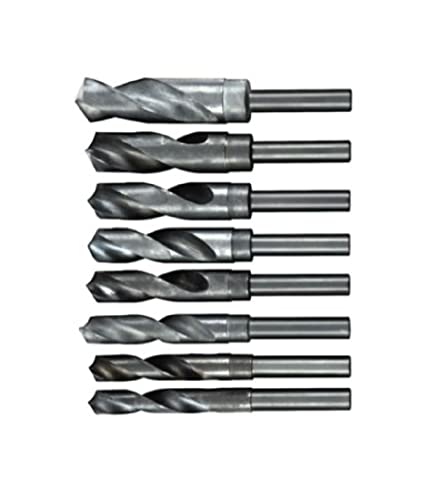 Set de 8 brocas Deming grandes de acero métrico miniatura 2