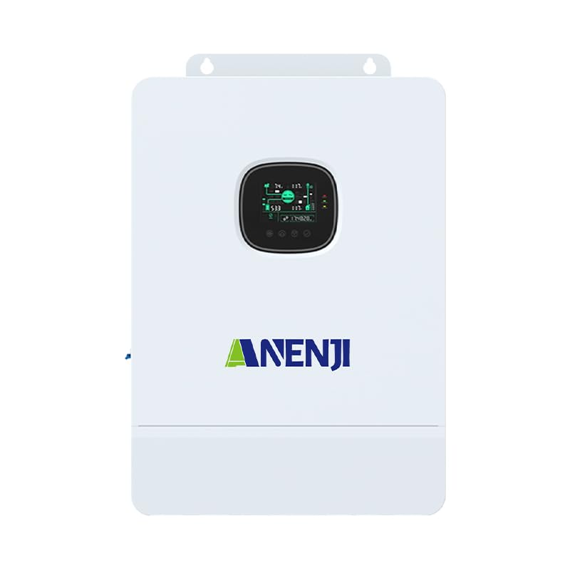 12000W Hybrid Wechselrichter All-in-One, Single-Phase und Three-Phase 48V DC zu 230V/400V AC, Mit Eingebautem 260A MPPT Solar Laderegler, Kompatibel für Bleisäure und Lithium Batterien