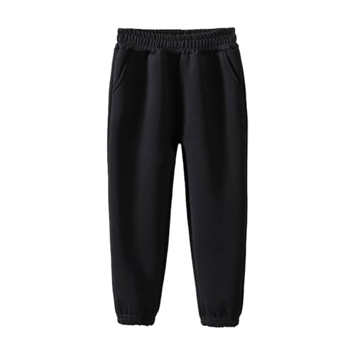 Boys Sweatpants Toddler Basic Active Jogger Pants Unisex Kids Casual Pull-On Pants Sweat Pants with Pockets