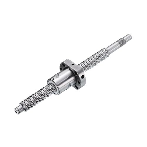 QUARKZMAN BallScrew SFU1605 (Durchmesser 16mm, Steigung 5mm, Länge 220mm) mit Kugelumlaufspindel-Mutter Ball Screw Kit Standard-Endbearbeitung für BK/BF12 CNC-Maschinenteile