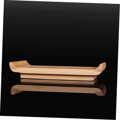 Bandeja de sushi de madera pequeña para servir miniatura 5