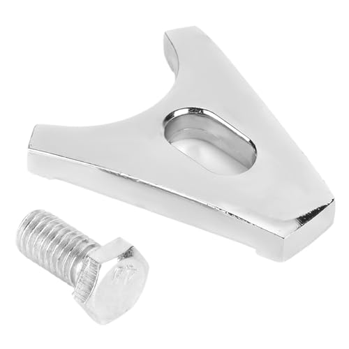 Distribuidor de encendido Chevy SBC BBC de acero cromado con abrazadera reforzada