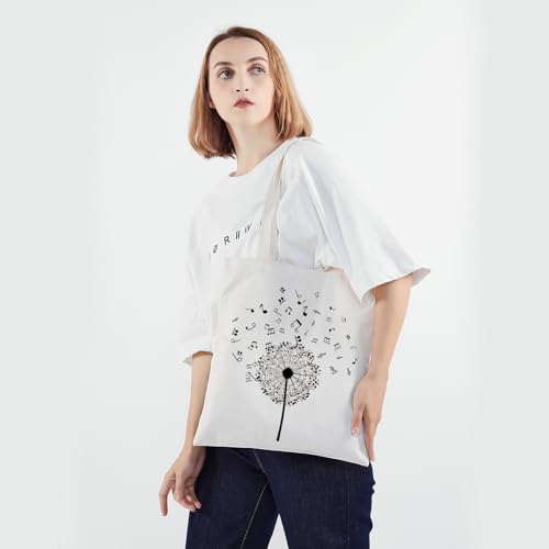 Bolso Tote PWHAOO con motivos musicales miniatura 2
