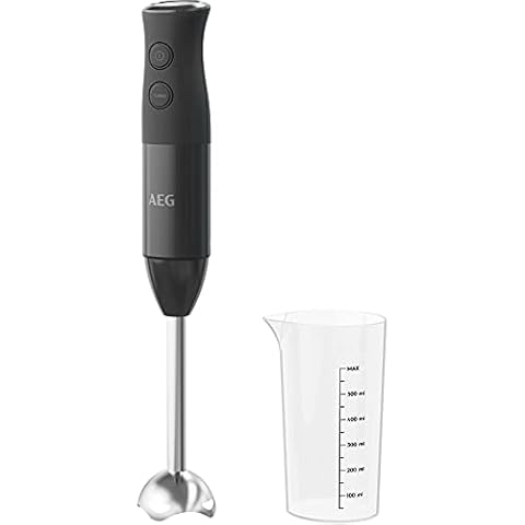 Batidora de Mano AEG HB4-1-4GG 600W con Función Turbo y Vaso Lavable Cover