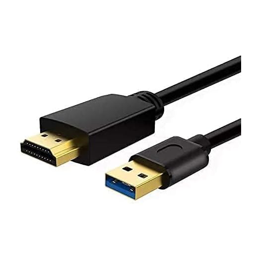 Jofnaylr USB to HDMI Adapter Cable 6.6FT