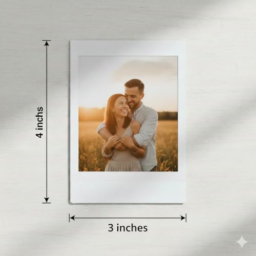 Image of Bhvya Creations Pack of 36 Custom Mini Photo Prints | Personalized Photo Prints | 350 GSM Glossy Paper | 4 x 3 Inches | Multicolour