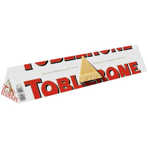 Toblerone White Chocolate Large Gift Bar, 360 g (1-Pack)