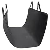 Cubierta del Asiento para Perros para Asiento Trasero, Hamaca Protectora de Perros Impermeable con Correas Ajustables para Camiones SUV Vehicle