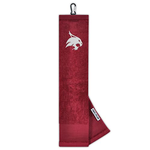 Texas State Face/Club Tri-Fold Embroidered Towel - image 1