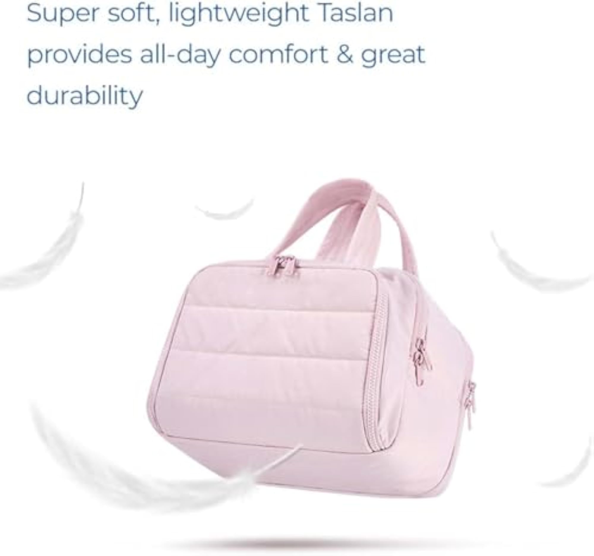 Lightweight Large Wide-Open Toiletry Bag for Women