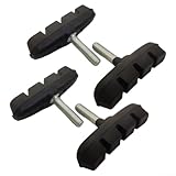 2Pair 55Mm Thread Post Blocks Brake Pads For...