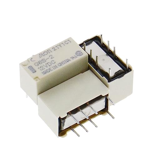 Relé G6S-2 de 5V 12V 24V con 8 pines y mini interruptor de señal de 2A 2
