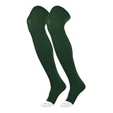 TCK Prosport Performance Fit Over the Knee Baseball & Softball Socks – Dark Green, Medium
