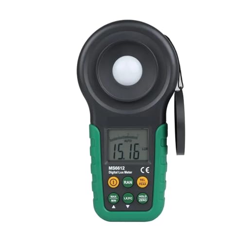 MS6612 デジタルディスプレイマルチメーター デジタルルクスメーター 照度計 ライトメーター フットキャンドル 自動範囲 ピーク 200000 ルクス