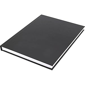 Kangaro Notitieboek A5 Harde Kaft, Gelinieerd, K-5519, 80 Gram, 80 Pagina’S Gelinieerd Met Zijlijn, Zwart, 21.7×15.5×1
