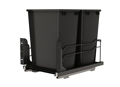 Rev-A-Shelf 35 qt double pullout trash can
