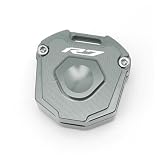 asdlha guscio chiave moto Per YZF R7 YZF-R7 YZFR7 2022 2023 Universale Marchio Moto CNC Accessori Copritastiera Chiavi Creative Custodia Guscio(A Titanium)