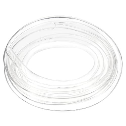 QUARKZMAN Tubo Flexible de PVC, 12mm de ID x 14mm de OD - 4 Metros de Largo Tubos de Agua de Vinilo Transparente, Tubería de Agua Plástico Ligero y Flexible para Tanque y Acuario