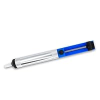 BIGtec Entlötsaugpumpe antistatisch Entlötpumpe Pumpe Lötabsauger Sauger Lötzinn Absaugpumpe Entlöten Auslöten Löten Löthilfe Teflonspitze Leichtmetall