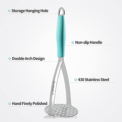 Joyoldelf Heavy Duty Stainless Steel Potato Masher