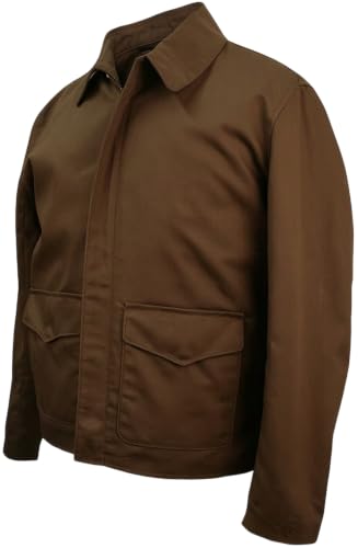Veste classique marron homme vêtement d'extérieur pour l'aventure