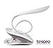 Rechargeable Warm 6 LED Book Light, Easy Clip on Reading Lights for Reading in Bed. 3 Brightness Eye-Care, 2.1 oz Lightweight, Up to 60 Hours Reading. Perfect for Bookworms & Kids