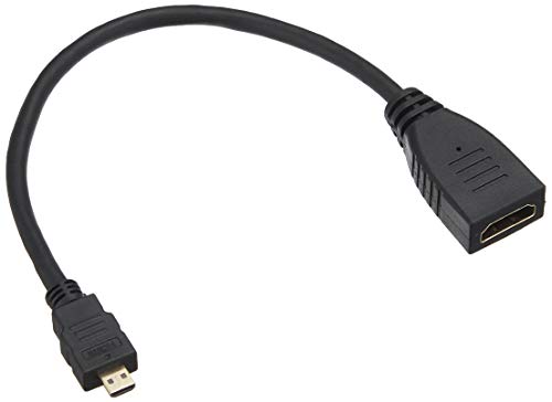 AINEX (AINAP) I-Neck HDMI to HDMI Micro Conversion Cable [15 cm] AMC-UHD