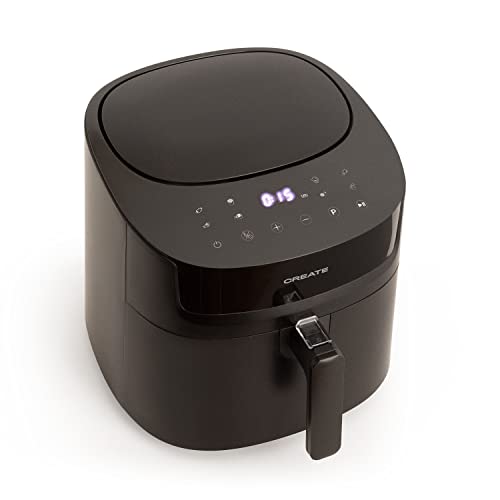 CREATE/FRYER AIR PRO LARGE/Heißluftfritteuse 6.2L Schwarz/Mit Timer, Monitor LCD, praktisch, einfache Bedienung… – Ansicht 4