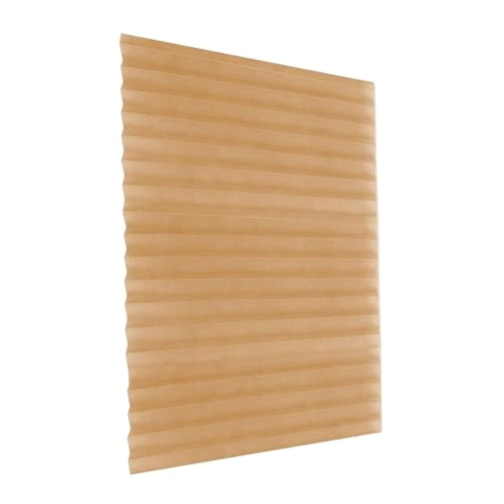 Blackout Window Pleated Shades, Breathable Brown Large