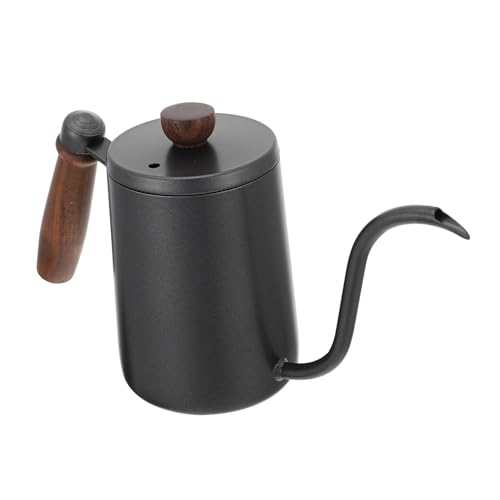 HOLIDYOYO Home Long Mouth 600ml Stainless Steel Kettle Coffee Pot for Tea Coffee Brewing