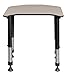 Romig Ferris 26 x 24 in Height Adjustable Student Activity Desk- Maple
