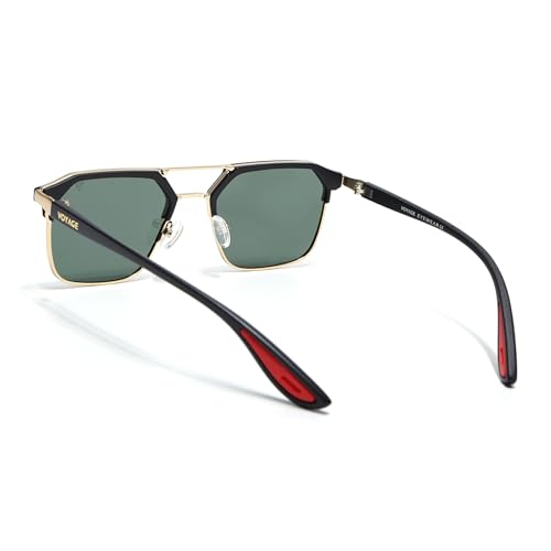 Image of Voyage Square Polarized Sunglasses for Men & Women