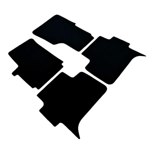 Tapis de sol auto pour Amarok anti-saleté protection habitacle noire