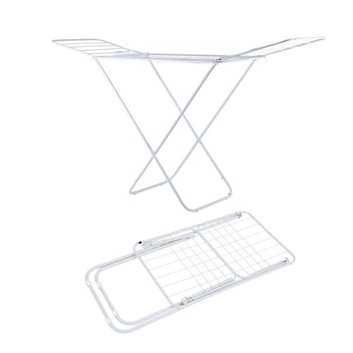 Stendibiancheria, stendibiancheria Pieghevole Regolabile - Stendibiancheria salvaspazio per Uso Interno/Esterno, Design ad Ali di Gabbiano, Facile da riporre, Resistente e Leggero