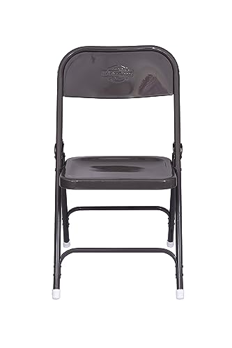 Image of Cauvery's Cafe Model Easy Folding Metal Outdoor and Indoor Chair - Grey